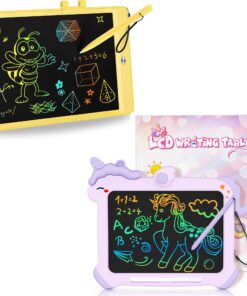 KOKODI Kid Toys LCD Writing Tablet, Colorful Toddler Drawing Pad Doodle Board Erasable, Educational Learning Toys Birthday Gifts for Girls Boys Age 3 4 5 6 7 8