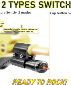 ADAFAZ Red/Green Sight Works for Bug & Fly Salt Gun 3.0/2.5/2.0, Fits Bug Salt Gun/Airsoft BB Pump Add-On Accessories Red Sight 17 71bDeOtN DL 2