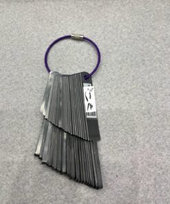 Keychain, Wisdompro 20 Pack of 4.3 Inches Stainless Steel Wire Ring 2mm Cable Loop Rings for Hanging Luggage Tag, Keyrings and ID Tag Keepers (Pack of 20-4.3 inch) 6-color 4.3" 20Pack 19 71bDh8oqMpL