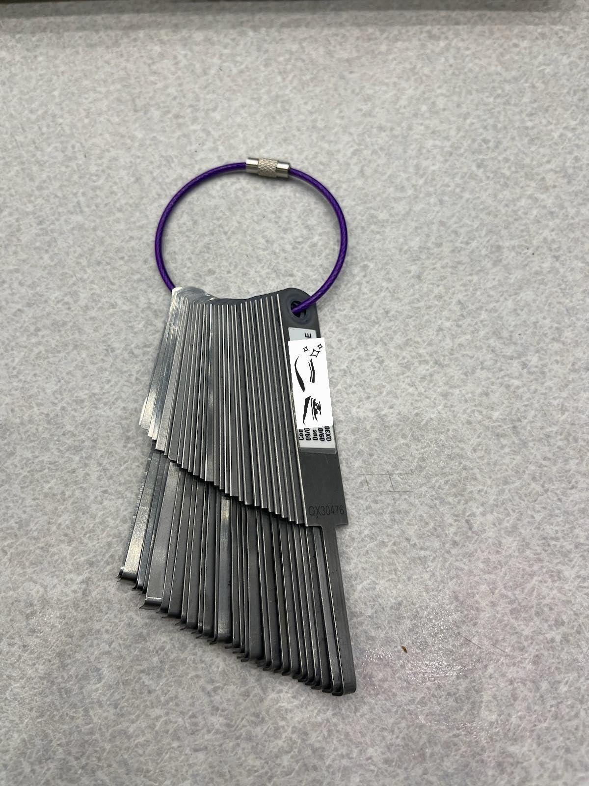 Keychain, Wisdompro 20 Pack of 4.3 Inches Stainless Steel Wire Ring 2mm Cable Loop Rings for Hanging Luggage Tag, Keyrings and ID Tag Keepers (Pack of 20-4.3 inch) 6-color 4.3" 20Pack 8 Keychain, Wisdompro 20 Pack of 4.3 Inches Stainless Steel Wire Ring 2mm Cable Loop Rings for Hanging Luggage Tag, Keyrings and ID Tag Keepers (Pack of 20-4.3 inch) 6-color 4.3" 20Pack - Image 8