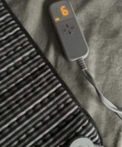 Heating Pad for Back, Neck and Shoulder Pain Relief, Electric Heating Pads for Cramps with 6 Heat Settings, Auto Shut-Off, Moist Dry Heat Options, Machine Washable, 12" x 24", Gifts for Women, Men Stripe 35 71bDpzRUQdL