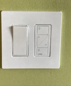 Lutron Caseta Smart Lighting Dimmer Switch and Remote Kit | P-PKG1W-WH | White 53 71bDzORZZ4L