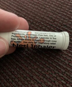 Urban ReLeaf NETI Salt Air Relief INHALERS! Set of Two (2) Sinus & Lung, Himalayan & Botanicals! Respiratory Wellness. Healing Aromatherapy. Energizing! Colds, Asthma, Cough, Bronchitis 100% Natural 23 71bE1qBiS2L