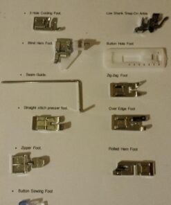 Alternative view of Low Shank 11 Piece Snap-on Foot kit