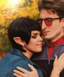 Secaden Cosplay Fairy Pixie Elf Ears Soft Pointed Ears Tips Anime Party Dress Up Costume Accessories (Short Style) Short Style 28 71bFMtLchzL