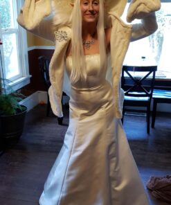 Secaden Cosplay Fairy Pixie Elf Ears Soft Pointed Ears Tips Anime Party Dress Up Costume Accessories (Long Style) Long Style 33 71bG2qS8OhL