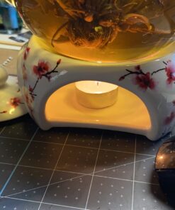 Teabloom Flowering Tea - 12 Unique Varieties of Fresh Blooming Tea Flowers - Hand-Tied Natural Green Tea Leaves & Edible Flowers - 12-Pack Gift Canister - 36 Steeps, Makes 250 Cups 12 Count (Pack of 1) 32 71bH skzO7L 1