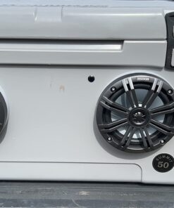 KICKER 6.5" White LED Marine Speakers (Qty 4) 2 Pairs of OEM Replacement Speakers LED White 37 71bHHU 3QJL