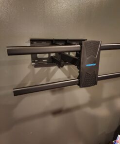 MOUNTUP UL Listed Full Motion TV Wall Mount for Most 42-82 inch TVs with Articulating Swivel and Tilt, TV Mount Max VESA 600x400mm, Holds up to 100lbs Fits 16" Stud MU0028 53 71bHwITOdL