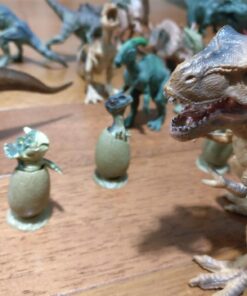 Dinosaur Toys - 20 Packs Dinosaur Figure Play Set with Educational Book, Toy for 3 4 5 6 7 8 Year Old Boys - Plastic Dinosaurs Birthday Gift for Kids 32 71bI3bY6tEL