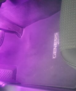 OPT7 Aura Interior Car Lights with Remote Control, Color Change, Music Sync Inside Ambient Lighting Kit, LED Lights for Car Truck Under Dash Accessories, Charger Adapter 12V, 6pc Single Row LED Strip RGB 43 71bIR94Rk L