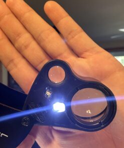 JARLINK 30X 60X Illuminated Jewelers Loupe Magnifier, Foldable Jewelry Magnifier with Bright LED Light for Gems, Jewelry, Coins, Stamps, etc Black 29 71bITf4DwcL