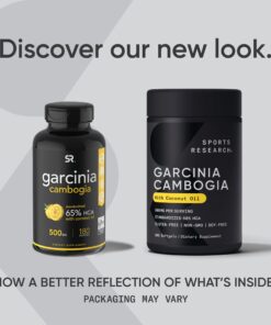 Sports Research Garcinia Cambogia Extract (60% HCA) with Extra Virgin Organic Coconut Oil | Non-GMO, Soy & Gluten Free (180 Liquid Softgels) 180 Count (Pack of 1) 10 71bIUcQIevL 1
