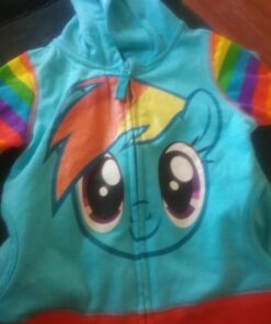 My Little Pony Girls' Little Rainbow Dash Blue Multi 4T 26 71bIYZ9yxoL
