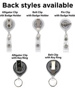 Buttonsmith Van Gogh Starry Night Tinker Reel Retractable Badge Reel - with Alligator Clip and Extra-Long 36 inch Standard Duty Cord - Made in The USA Badge Reel with Alligator Swivel Clip 14 71bJ9os8byL