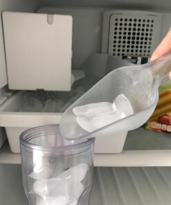 Rubbermaid Commercial Products Plastic Utility Ice Scooper, 6-ounce, Clear, Dishwasher Safe Kitchen Scoop for Weddings/Bar/Ice Bucket/Kitchen/Popcorn 32 71bJL63HZL