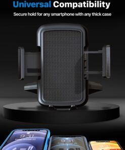 Bestrix Cell Phone Holder for Car, CD Slot Car Phone Holder, Hands Free Car Mount with Strong Grip Universal for iPhone14/13/12/11/11Pro/Xs MAX/XR/XS/X/8/7/6 Plus, Galaxy S22/S21/S20/S10+/S10e/S9/S9+ 32 71bJPdc6VRL