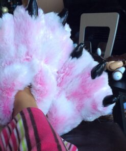 Wishpets Stuffed Animal - Soft Plush Toy for Kids - Pink Furry Tiger Slippers 33 71bL2dRKrML