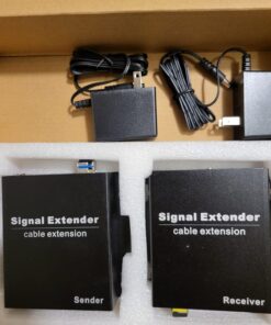 LornCeng HDMI Extender Over Fiber Optic HDMI Extension Balun Adapter 1080P@60Hz Full HD Uncompressed Transmission up to 20km Over Singlemode Fiber, Support All System 27 71bLAtu4PGL