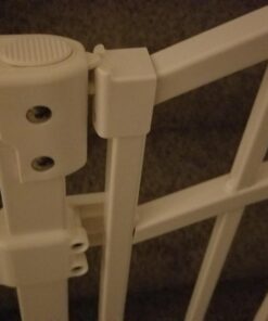 Summer Infant Multi-Use Decorative Extra Tall Safety Pet and Baby Gate,28.5'-48' Wide, 36' Tall,Pressure or Hardware Mounted, Install on Wall or Banister in Doorway or Stairway,Auto Close Door -Beige 36" Tall, 28.5 - 48.0" Wide Beige 87 71bLQghFFTL