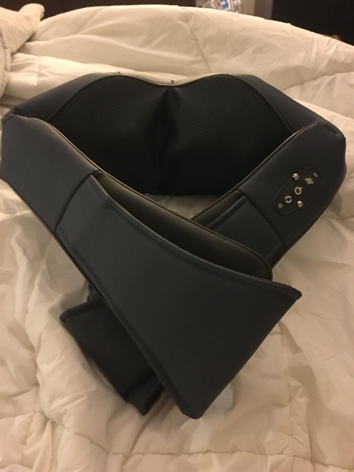 Bruntmor Cordless Rechargeable Neck & Back Pain Relief Products | Shiatsu Massager 3-D Deep Kneading Portable Full Body Massager Back Massager for Back Pain with Heat | Ideal for Relieving Shoulder 14 Bruntmor Cordless Rechargeable Neck & Back Pain Relief Products | Shiatsu Massager 3-D Deep Kneading Portable Full Body Massager Back Massager for Back Pain with Heat | Ideal for Relieving Shoulder - Image 14