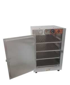 HeatMax 16x16x24 SMALL Hot Box Food Warmer-- The Original and the best -- with an Interior usable shelf space of 13 x 15.5 inch. For HALF SIZE disposable pans, BBQ, Pizza, any hot food 15 71bLoshm1dL