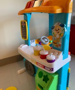 Fisher-Price Laugh & Learn Toddler Learning Toy Servin’ Up Fun Food Truck Electronic Playset With 24 Accessories For Ages 18+ Months 34 71bM f PN5L