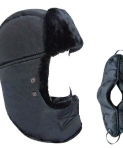 LETHMIK Winter Trapper Ushanka Hat Unisex Faux Fur Waterproof Hunting Hat with Breathable Mask One Size Dark Blue 12 71bMYrnFXoL