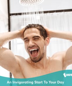 BigFoot Shower Curtain Liner – 72 x 72 PEVA Heavy Duty Shower Curtain with Rustproof Metal Grommet and 3 Magnetic Weights – Odor Free and Compatible with Standard Showers, Frosted Peva Frosted 72" X 72" Single 15 71bNE0djVZL