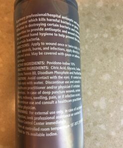 Dynarex Povidone Iodine Prep Solution USP, Effective Topical Antiseptic Liquid for Skin and Mucosa, Cleansing and Preparation, Brown, 1 - 16 Fluid Oz. Bottle Unflavored 16 Fl Oz (Pack of 1) 31 71bNT94TVAL