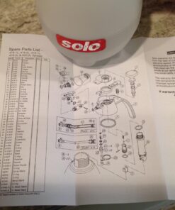 Solo 418 One-Hand Pressure Sprayer with Ergonomic Grip for Gardening, Fertilizing, Cleaning & General Use Spraying, 1 Liter 1 Litre 37 71bNyT6gjZL