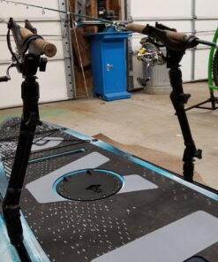 Scotty #282-BK Baitcaster Rod Holder w/Gearhead & Track (Black) Black 57 71bOGSzR2TL