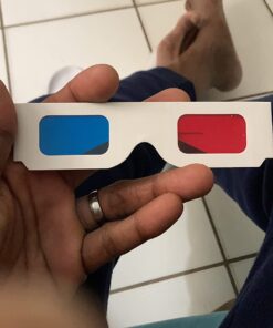 Red & Blue White Cardboard Glasses (3 Pairs) MADE IN US 13 71bPD4icM3L