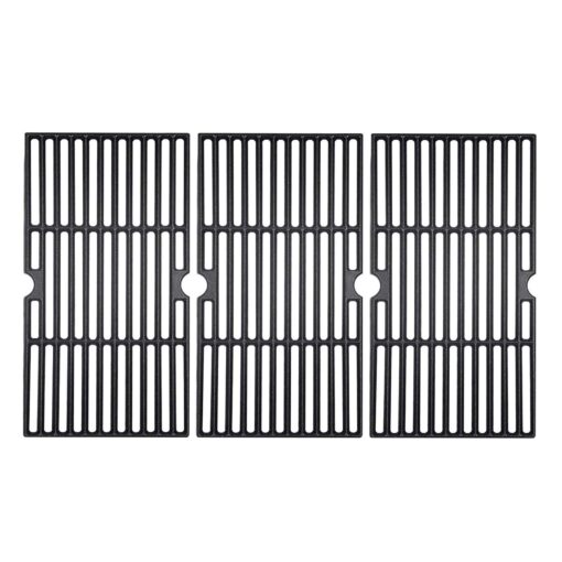 BBQ funland 17 3/4 Inch Porcelain Coated Cast Iron Cooking Grid Replacement Grates for Brinkmann and Charmglow Gas Grill, Set of 3