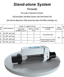 Pomeade EC12 Saltwater Pool System for inground Pools, Stand Alone Saltwater System Replacement for Hayward Saltwater System, 15,000 gallons, 10 Year Limited Warranty For 15,000 gallons 8 71bQyl 61mL