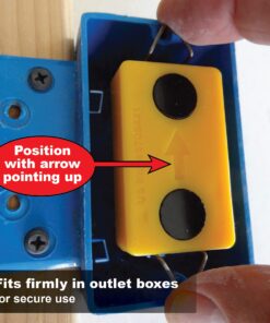 Calculated Industries 8105 Blind Mark Drywall Electrical Box Locator Tool – Powerful Rare-Earth Magnetic Targets (3) and Locator Kit 3 Targets + Case 31 71bRWG2uu5S