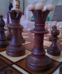 Wegiel Chess Set - Consul Chess Pieces and Board - European Wooden Handmade Game - JUNIOR 62 71bRpiO924L