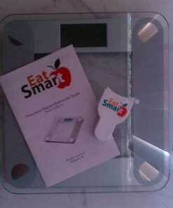 Eat Smart Products Free Body Tape Measure Included Digital Bathroom Scale with Extra Large Lighted Display, One Size, Clear 36 71bRtidFjHL