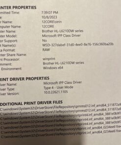 Brother HL-L6210DW Business Monochrome Laser Printer with Large Paper Capacity, Wireless and Gigabit Ethernet Networking, Low-Cost Printing, Advanced Security Features and Mobile Printing New Model: HL-L6210DW 37 71bS0qL9emL