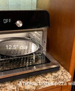 Instant Omni Plus 19 QT/18L Air Fryer Toaster Oven Combo, From the Makers of Instant Pot, 10-in-1 Functions, Fits a 12" Pizza, 6 Slices of Bread, App with Over 100 Recipes, Stainless Steel 43 71bSwA5nWML