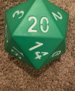 Learning Advantage Jumbo Polyhedra Die - 20 Sides - Large, Foam Dice for Games - Teach Numbers, Probability, Addition and Subtraction 37 71bSzCD2Y6L