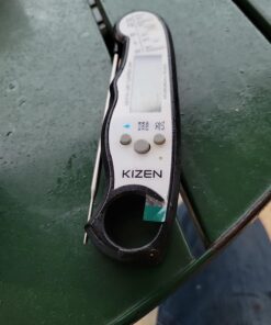 KIZEN Digital Meat Thermometer with Probe - Instant Read Food Thermometer for Cooking, Grilling, BBQ, Baking, Liquids, Candy, Deep Frying, and More - Black/White 37 71bTg60vgCL