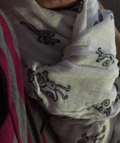 aden + anais Swaddle Blanket, Boutique Muslin Blankets for Girls & Boys, Baby Receiving Swaddles, Ideal Newborn & Infant Swaddling Set, Perfect Shower Gifts, 4 Pack, Jungle Jam 32 71bTiKlpV L