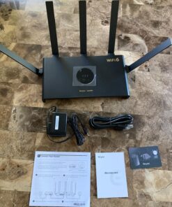 Reyee AX3000 Wi-Fi 6 Router, Dual Band Internet, 802.11ax Wireless, Coverage up to 3,000 Sq. Ft., Gigabit Wan Aggregation, WPA3, Smart VPN for Large Home (RG-E4), 2023 Release 82 71bU9PhusFL