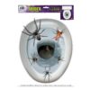 Spider Toilet Topper Peel 'N Place Party Accessory (1 count) (1/Sh) 12" x 17" Sh Multicolor 31 71bUUdmNVlL