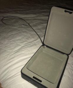 Sentry Safe Small Safe, Lock Box with Combination Lock for Office or Dorm, Ex: 2.6 in. H x 5.9 in. W x 8.0 in. D Combo Lock Black 37 71bUfp ZpwL