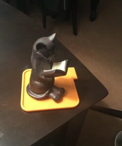 Young's Inc. Cat Figurine - Cute Cat Statue - Whimsical Cat Decor for Cat Lovers - Cat Collectibles and Meditation Decor - Cat with Eye Glasses - 4'' L X 3'' W X 5'' H Sitting Up 40 71bV53QpM0L