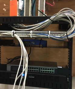 TRENDnet 24-Port Cat5-5e RJ-45 UTP Unshielded Patch Panel, Wallmount or Rackmount, 100Mhz, Color-Coded Labeling, Cat5,Cat5e,Cat4,Cat3 Compatible, 1U Rackmount, Black, TC-P24C5E 32 71bWNxnaiJL