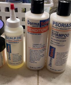 Dermasolve 4 oz Psoriasis, Seborrheic Dermatitis, & Dandruff Scalp Oil 2 Pack | Dermatologist Approved | Flaky Scalp Relief | Clinically Tested, Long-Lasting Itch-Free, High-Performance Formula 4 Ounce (Pack of 2) 27 71bWOh0ljL