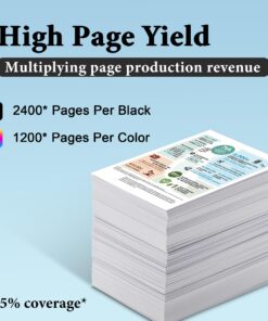 LC20E Super High Yield Ink Cartridges(5-Pack, 2BK/1C/1M/1Y)-Lvan Compatible LC20E Ink Cartridge Set Replacement for Brother LC20E MFC-J5920DW MFC-J985DW MFC-J985DW XL MFC-J775DW Printer 9 71bXLE6O29L